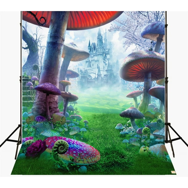 Photography Backgrounds 12Feet Width-8Feet High Photo Backdrops Mushroom Backgrounds Computer Printed Vinyl Photography Background Photography Backgrounds 12Feet Width-8Feet High Photo Backdrops Mushroom Backgrounds Computer Printed Vinyl Photography Background